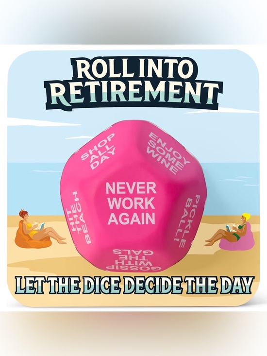 Other - Jumbo Decision Dice- Funny retirement gift